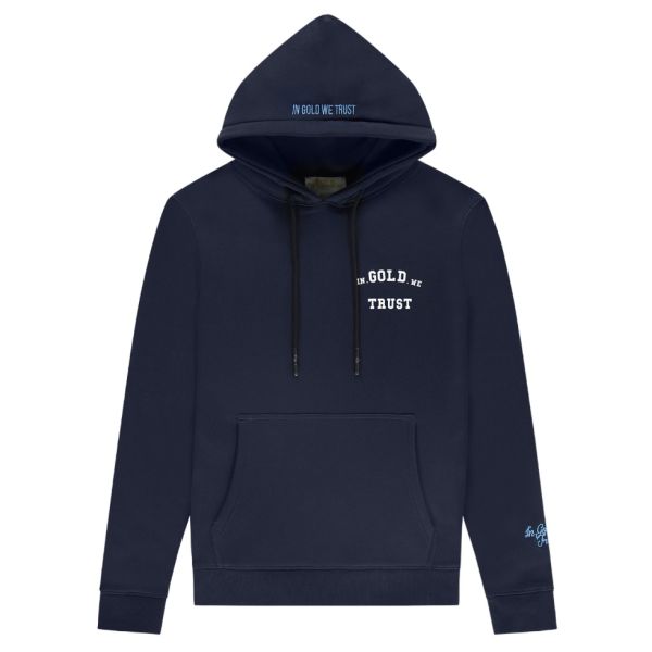 In Gold We Trust The Notorious Hoodie Navy