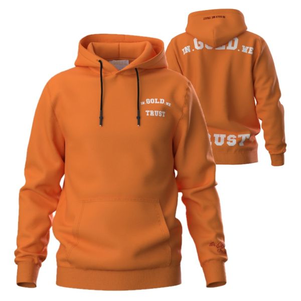 In Gold We Trust The Notorious Hoodie Oranje