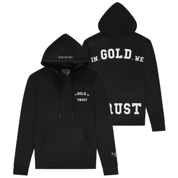 In Gold We Trust The Notorious Hoodie Zwart
