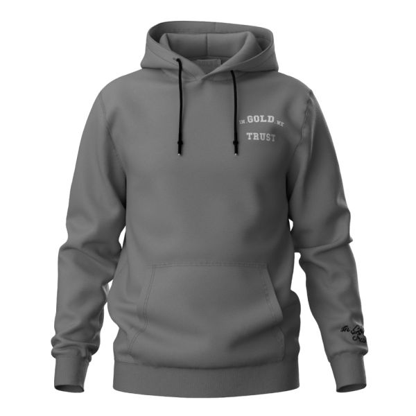 In Gold We Trust The Notorious Light Hoodie Antraciet