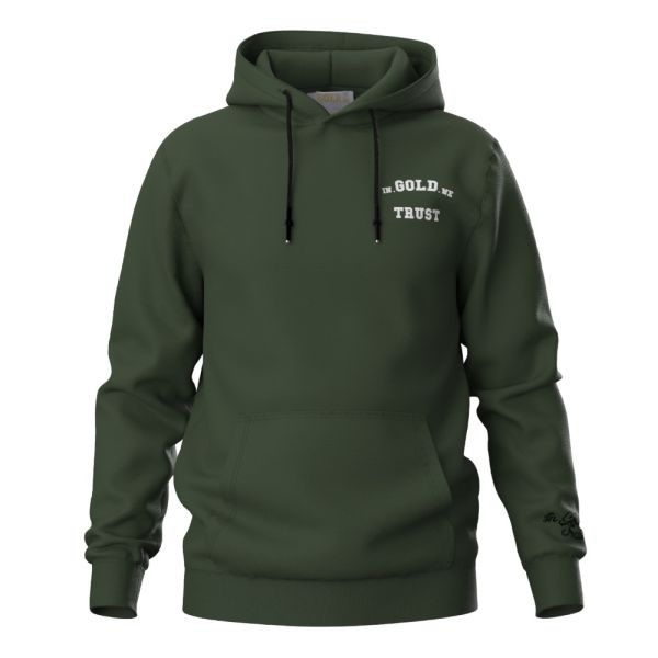 In Gold We Trust The Notorious Light Hoodie Donker Groen
