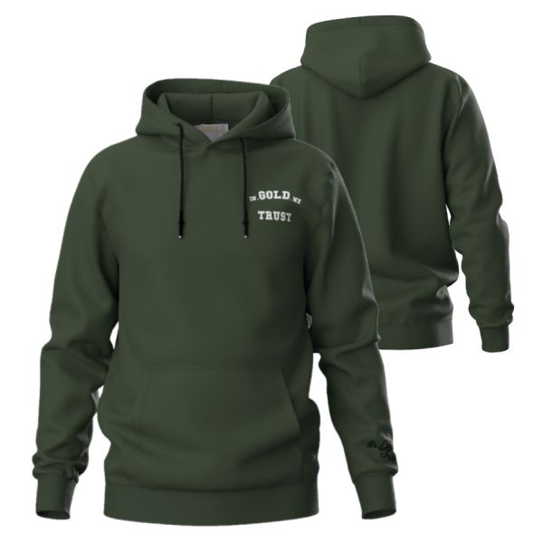 In Gold We Trust The Notorious Light Hoodie Donker Groen