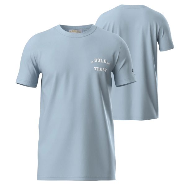 In Gold We Trust The Pusha Light T-shirt Baby Blauw