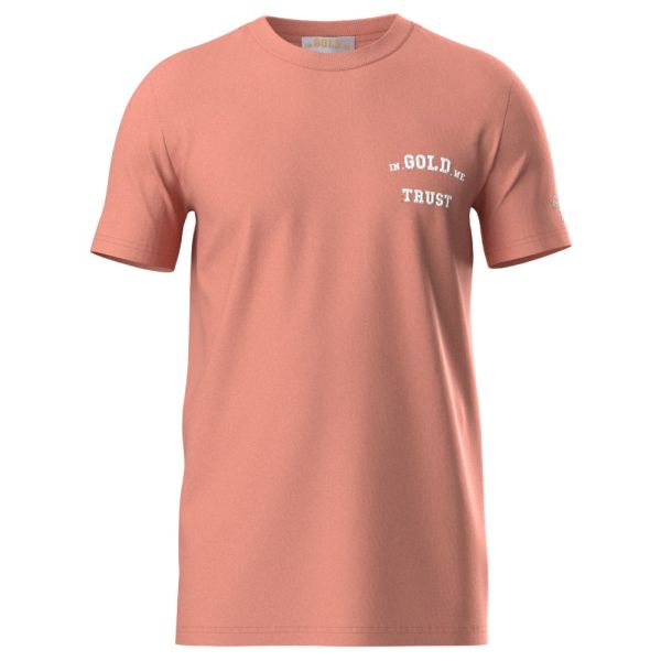In Gold We Trust The Pusha Light T-shirt Donker Peach