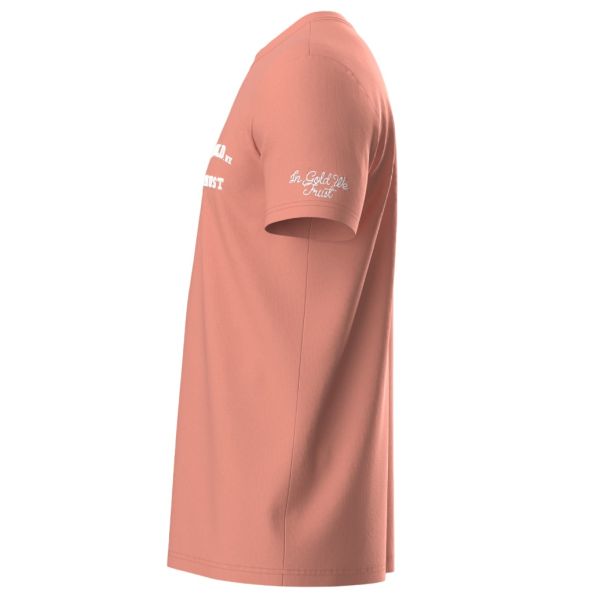 In Gold We Trust The Pusha Light T-shirt Donker Peach