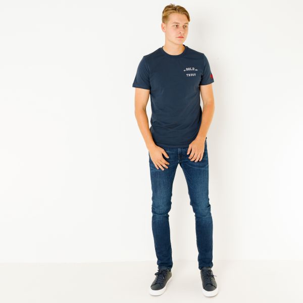In Gold We Trust The Pusha Light T-shirt Navy