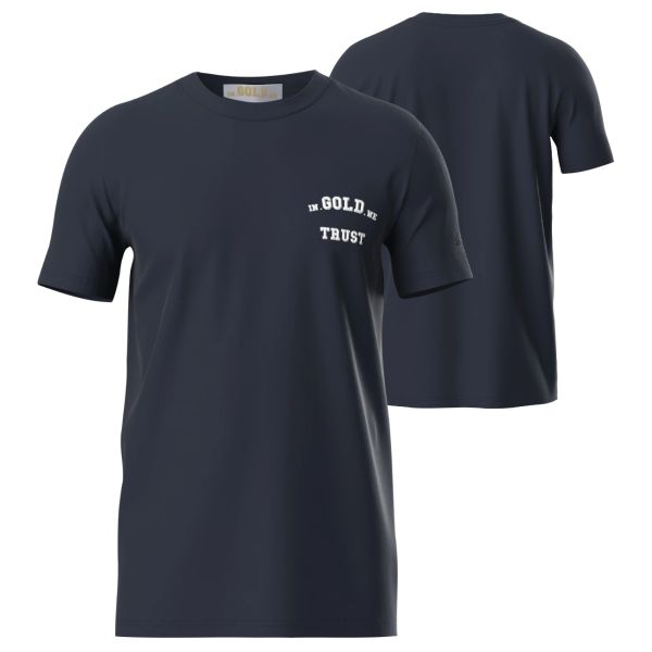In Gold We Trust The Pusha Light T-shirt Navy