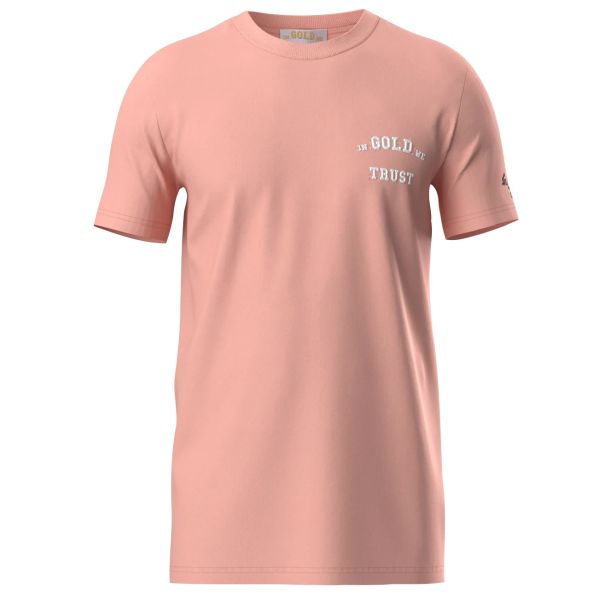 In Gold We Trust The Pusha Light T-shirt Peach