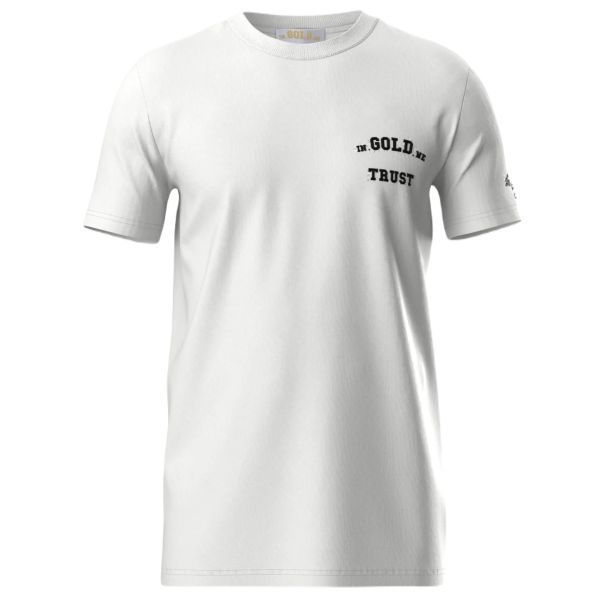 In Gold We Trust The Pusha Light T-shirt Wit