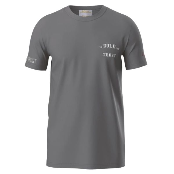 In Gold We Trust The Pusha T-shirt Antraciet