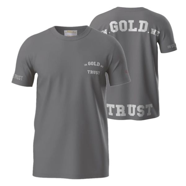 In Gold We Trust The Pusha T-shirt Antraciet
