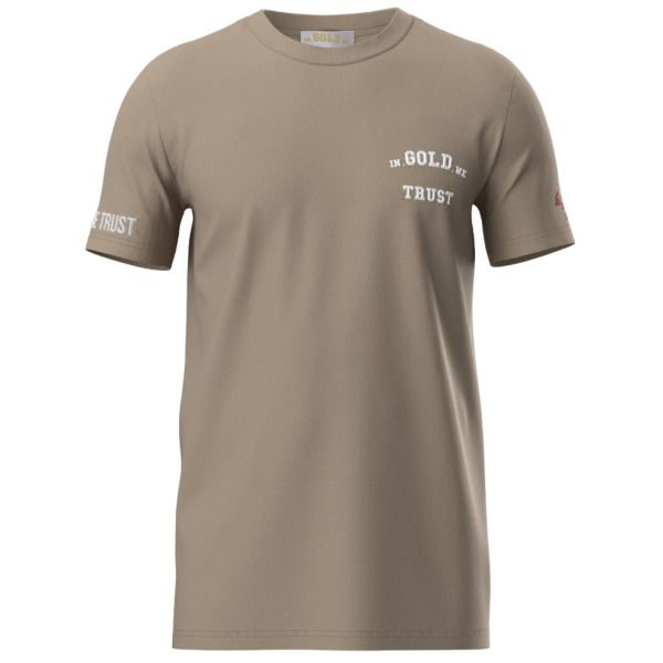 In Gold We Trust The Pusha T-shirt Beige