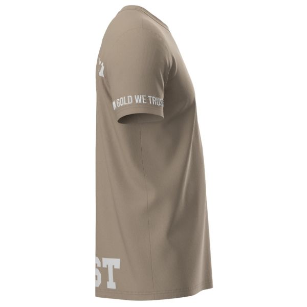 In Gold We Trust The Pusha T-shirt Beige