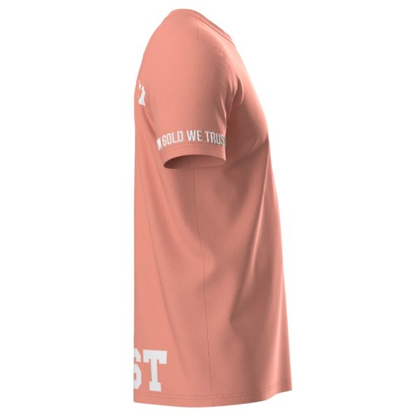 In Gold We Trust The Pusha T-shirt Donker Peach