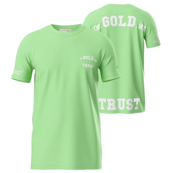 In Gold We Trust The Pusha T-shirt Groen