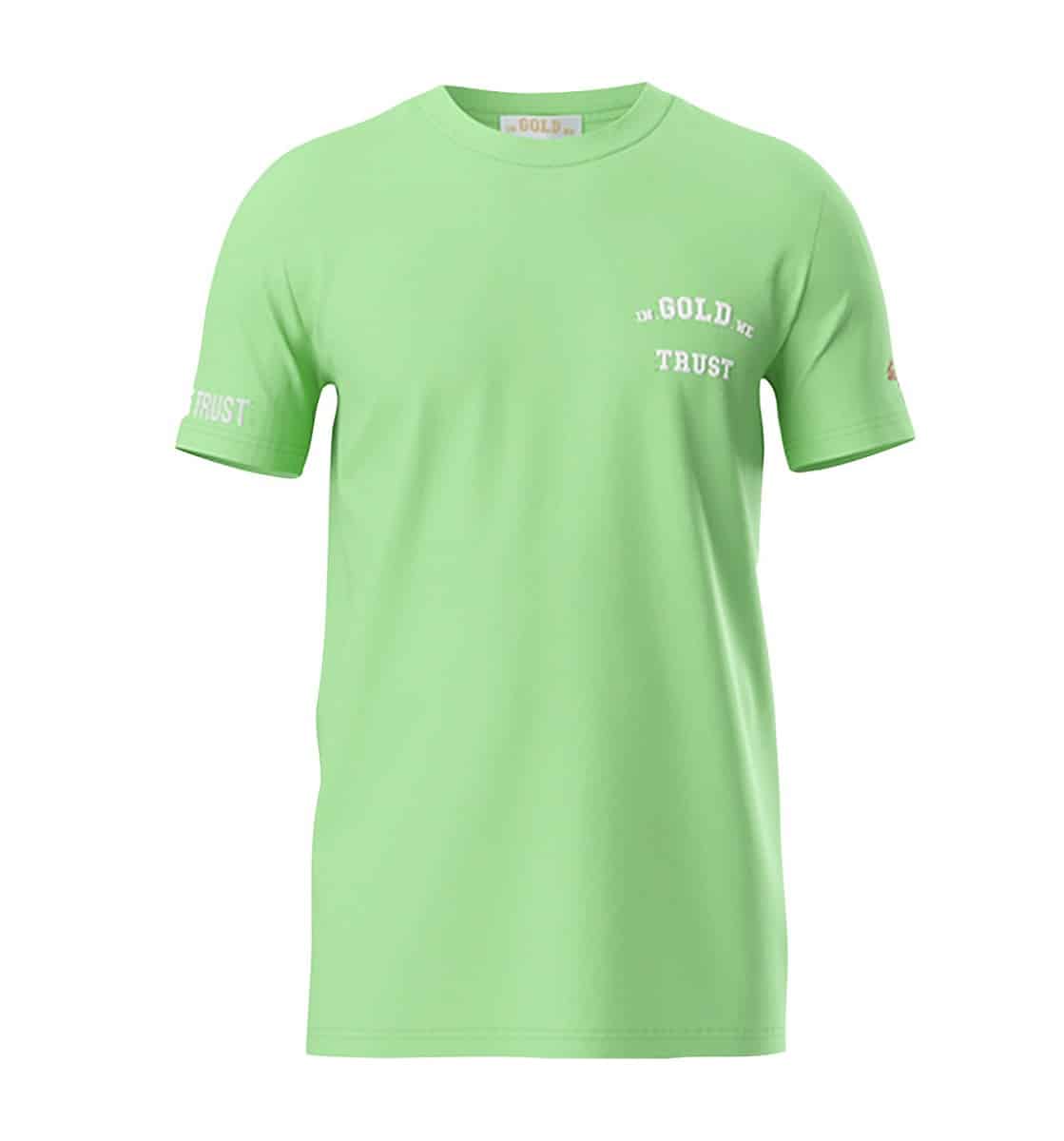 In Gold We Trust The Pusha T-shirt Groen IGWTT-050