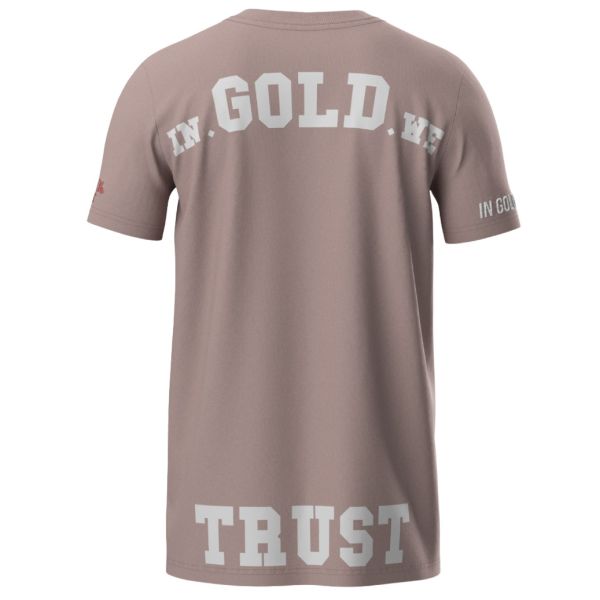 In Gold We Trust The Pusha T-shirt Licht Roze