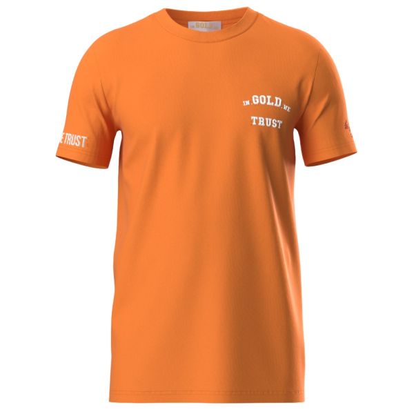In Gold We Trust The Pusha T-shirt Oranje