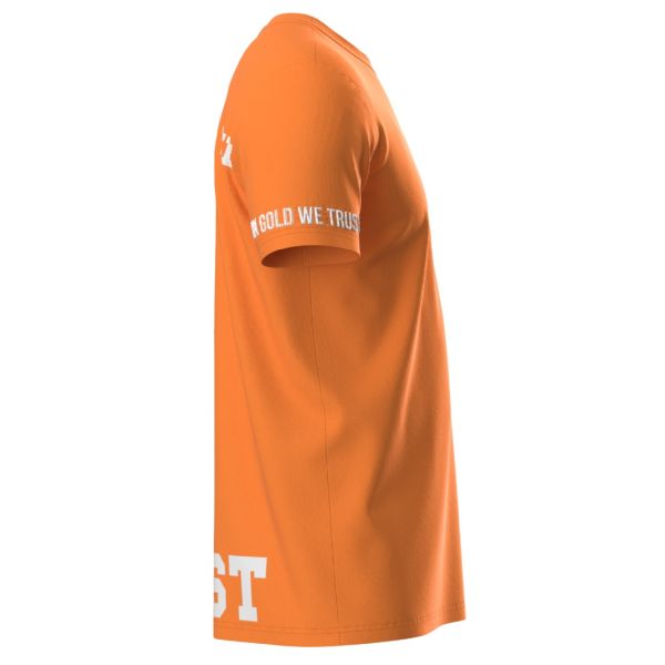 In Gold We Trust The Pusha T-shirt Oranje