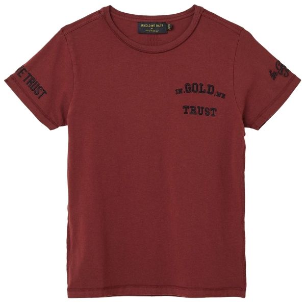 In Gold We Trust The Raekwon T-shirt Bordeaux