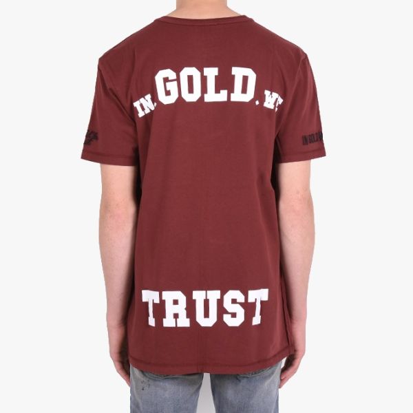 In Gold We Trust The Raekwon T-shirt Bordeaux