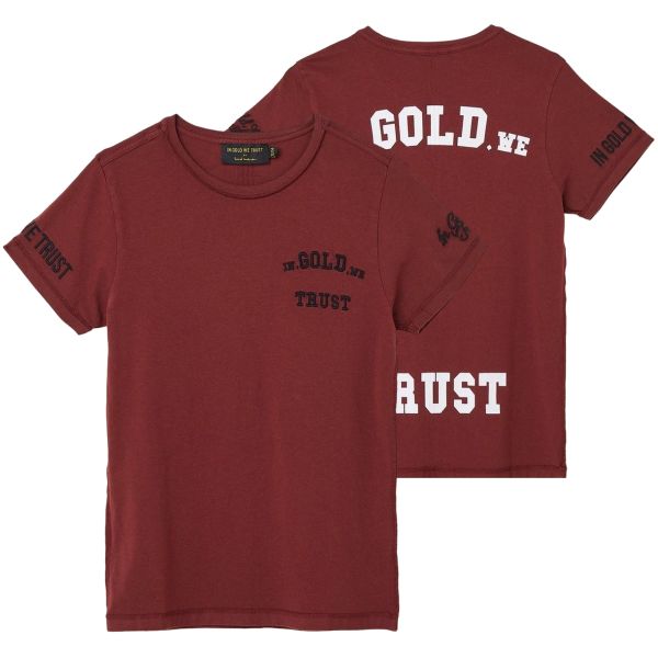 In Gold We Trust The Raekwon T-shirt Bordeaux