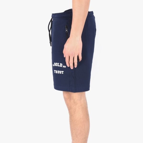 In Gold We Trust The Ross Korte Broek Donker Blauw