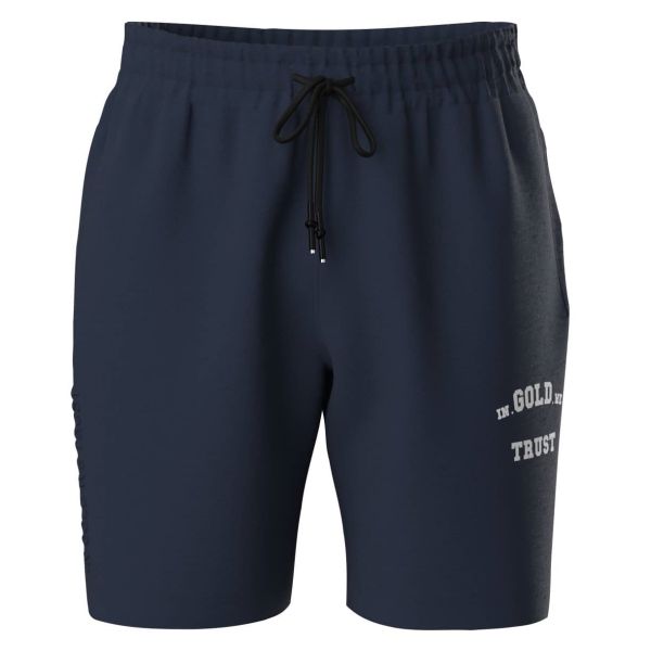 In Gold We Trust The Ross Korte Broek Donker Blauw