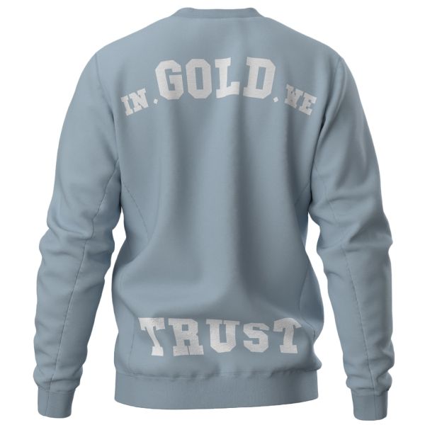 In Gold We Trust The Slim 2.0 Sweater Baby Blauw