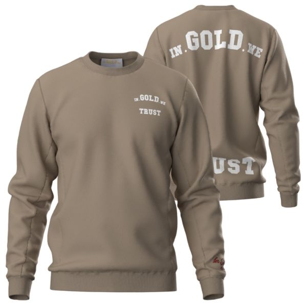 In Gold We Trust The Slim 2.0 Sweater Beige
