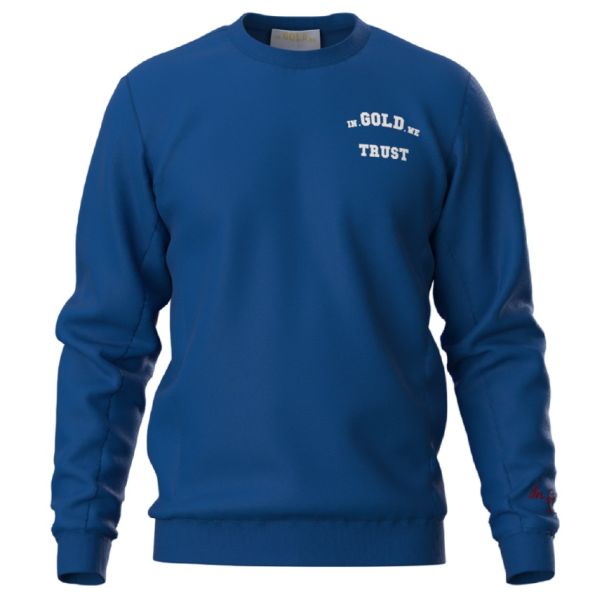 In Gold We Trust The Slim 2.0 Sweater Blauw