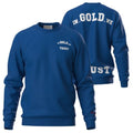 In Gold We Trust The Slim 2.0 Sweater Blauw