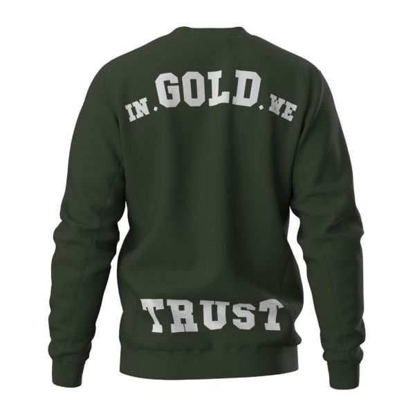 In Gold We Trust The Slim 2.0 Sweater Donker Groen