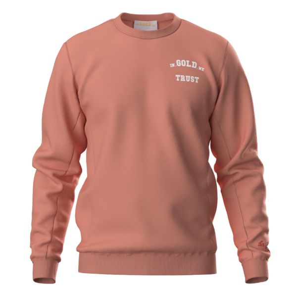 In Gold We Trust The Slim 2.0 Sweater Donker Peach