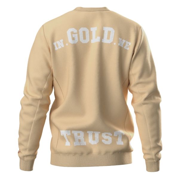 In Gold We Trust The Slim 2.0 Sweater Licht Geel