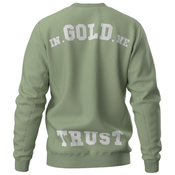 In Gold We Trust The Slim 2.0 Sweater Licht Groen