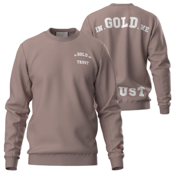 In Gold We Trust The Slim 2.0 Sweater Licht Roze