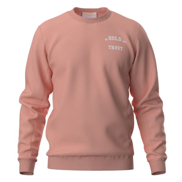 In Gold We Trust The Slim 2.0 Sweater Peach