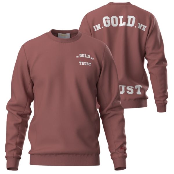 In Gold We Trust The Slim 2.0 Sweater Roze