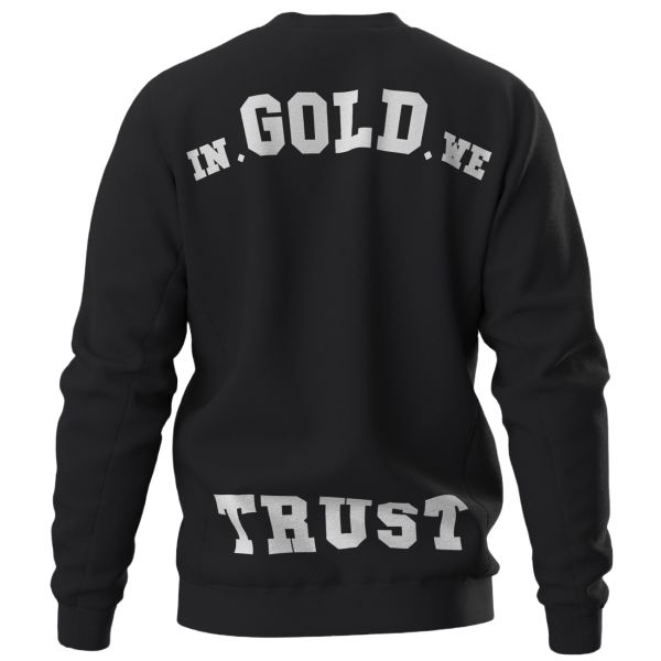In Gold We Trust The Slim 2.0 Sweater Zwart
