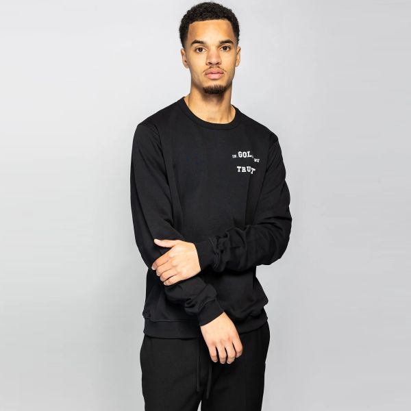 In Gold We Trust The Slim 2.0 Sweater Zwart