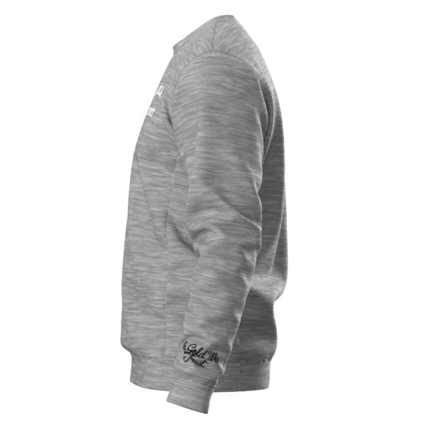 In Gold We Trust The Slim Light Sweater Grijs