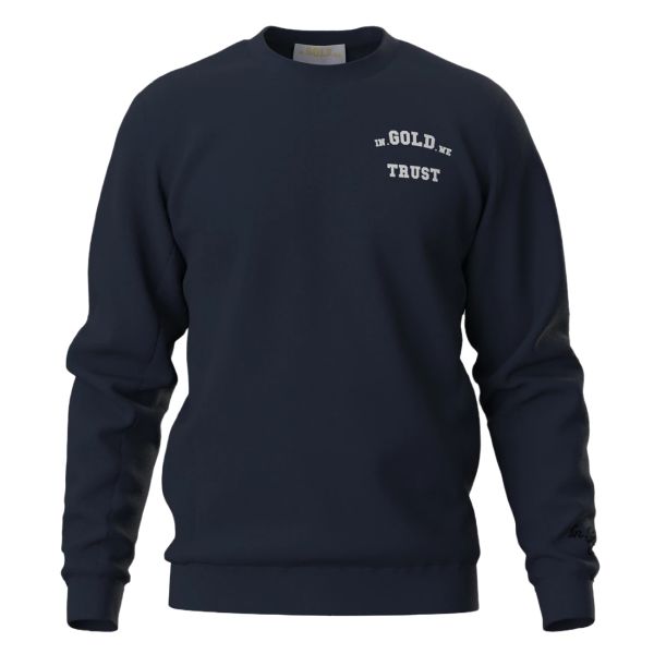In Gold We Trust The Slim Light Sweater Navy