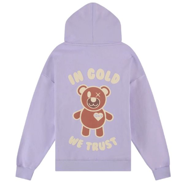 In Gold We Trust The Ted Hoodie Paars