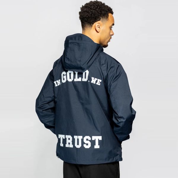 In Gold We Trust The Umbrella Jack Navy