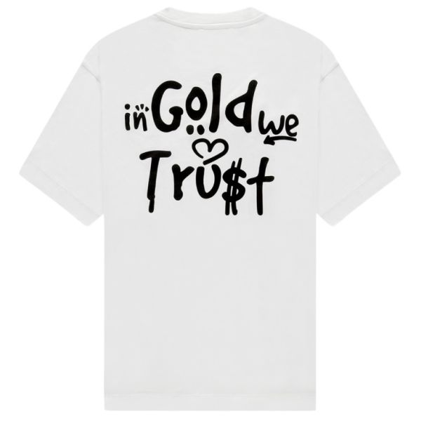 In Gold We Trust The Uni T T-shirt Wit