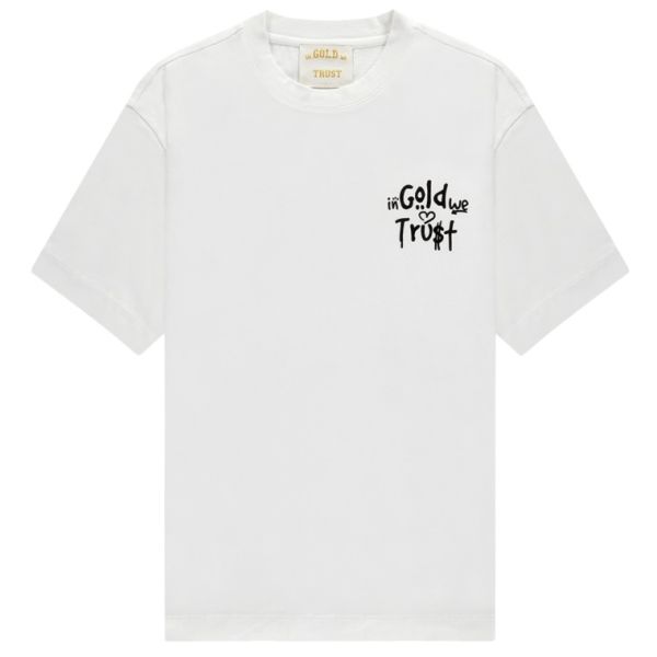 In Gold We Trust The Uni T T-shirt Wit