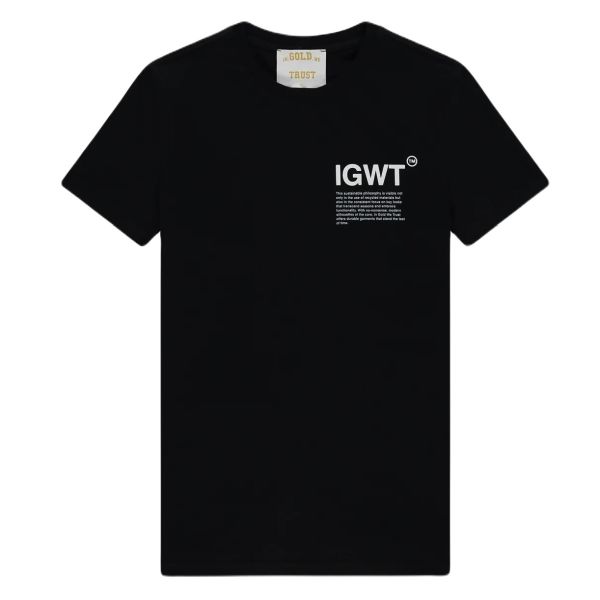 In Gold We Trust The Upping T-shirt Zwart