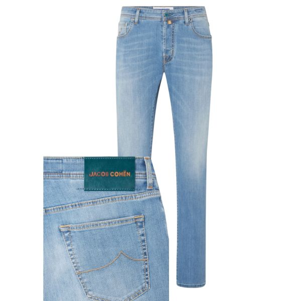 Jacob Cohën Nick Slim Jeans Licht Blauw