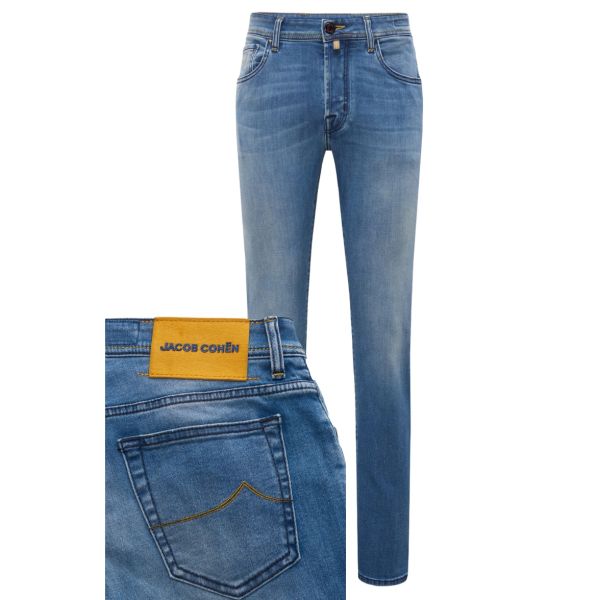 Jacob Cohën Nick Slim Jeans Licht Blauw